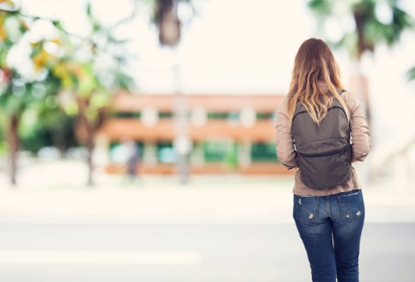 Female university student