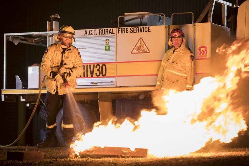 ACT RFS firefighting