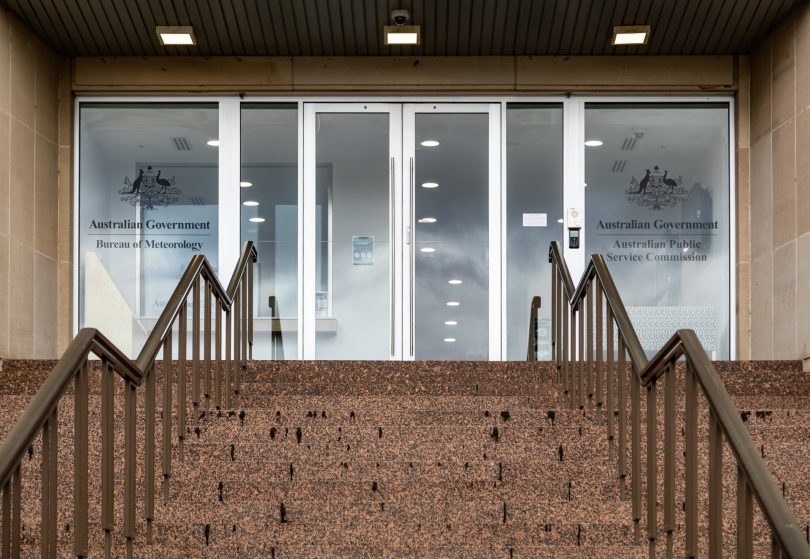 Australian Government building. Australian Public Service Commission. Bureau of Meteorology.