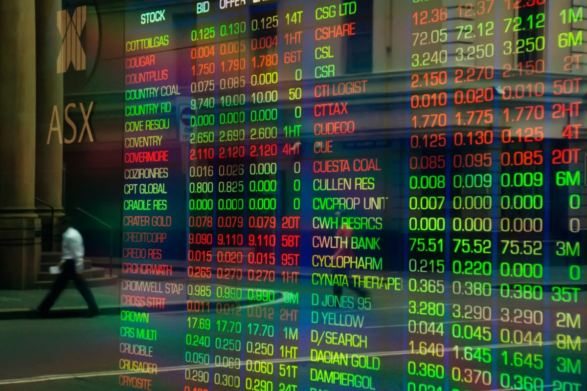 stock exchange electronic sign