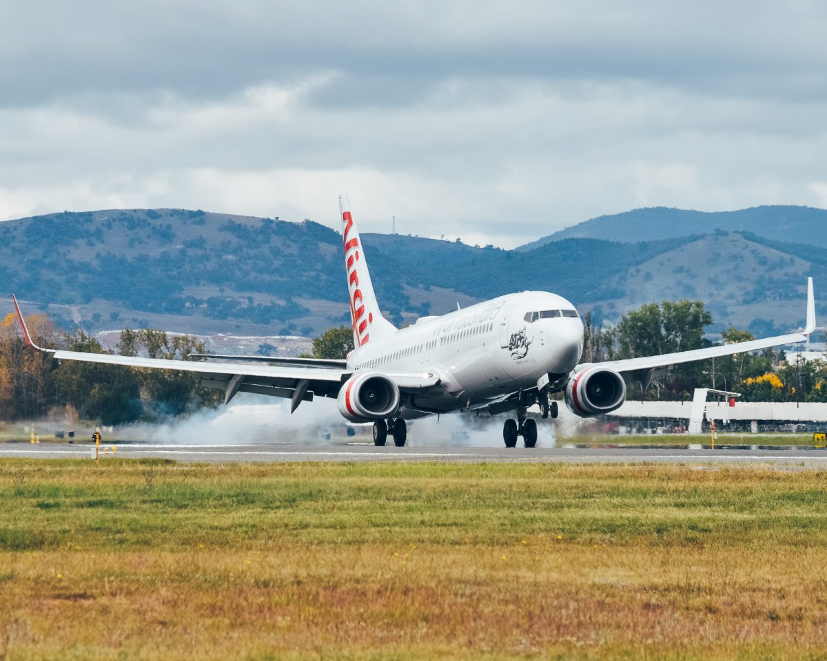 Virgin aeroplane