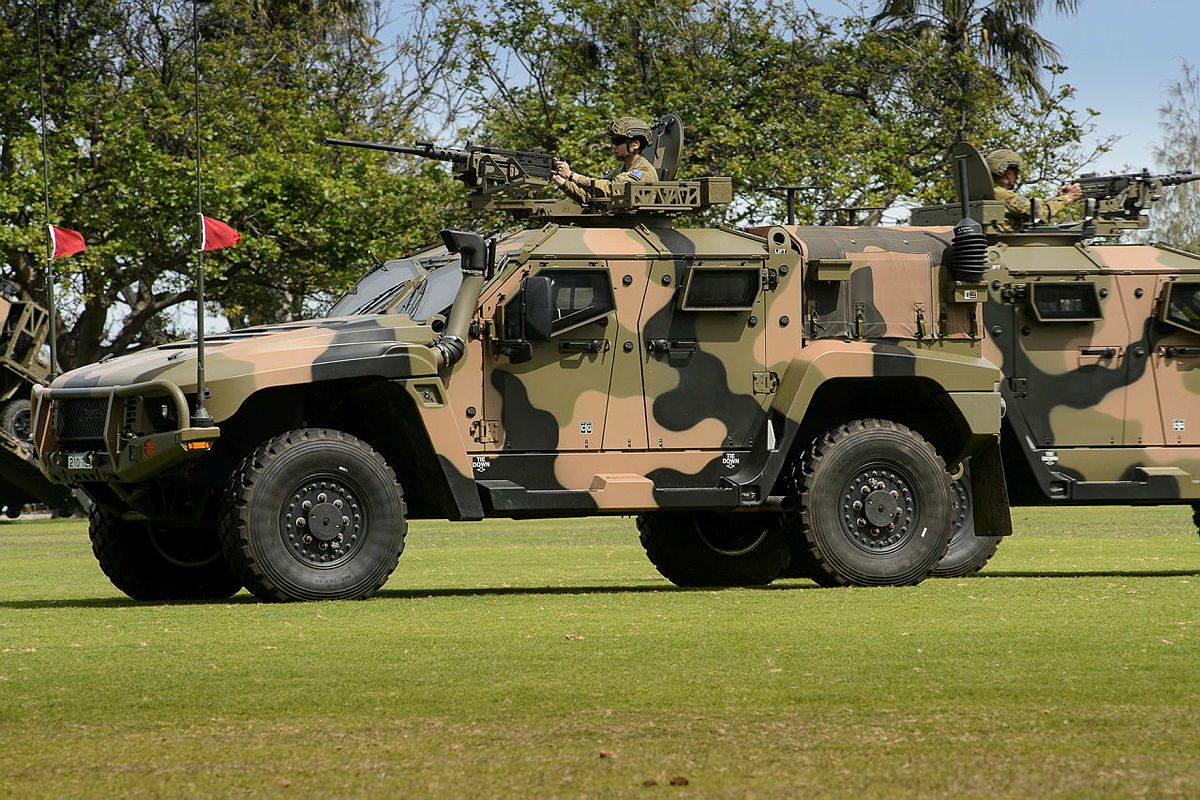 Hawkei protected military vehicle