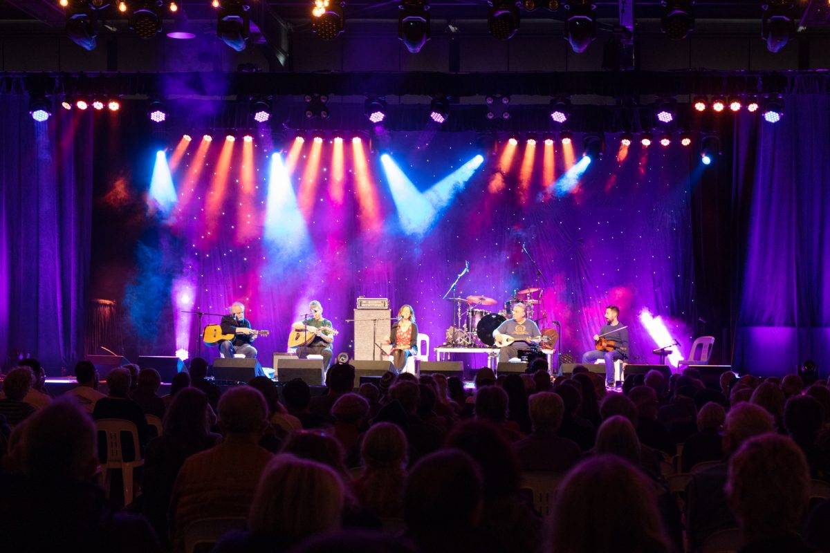 greek band on stage