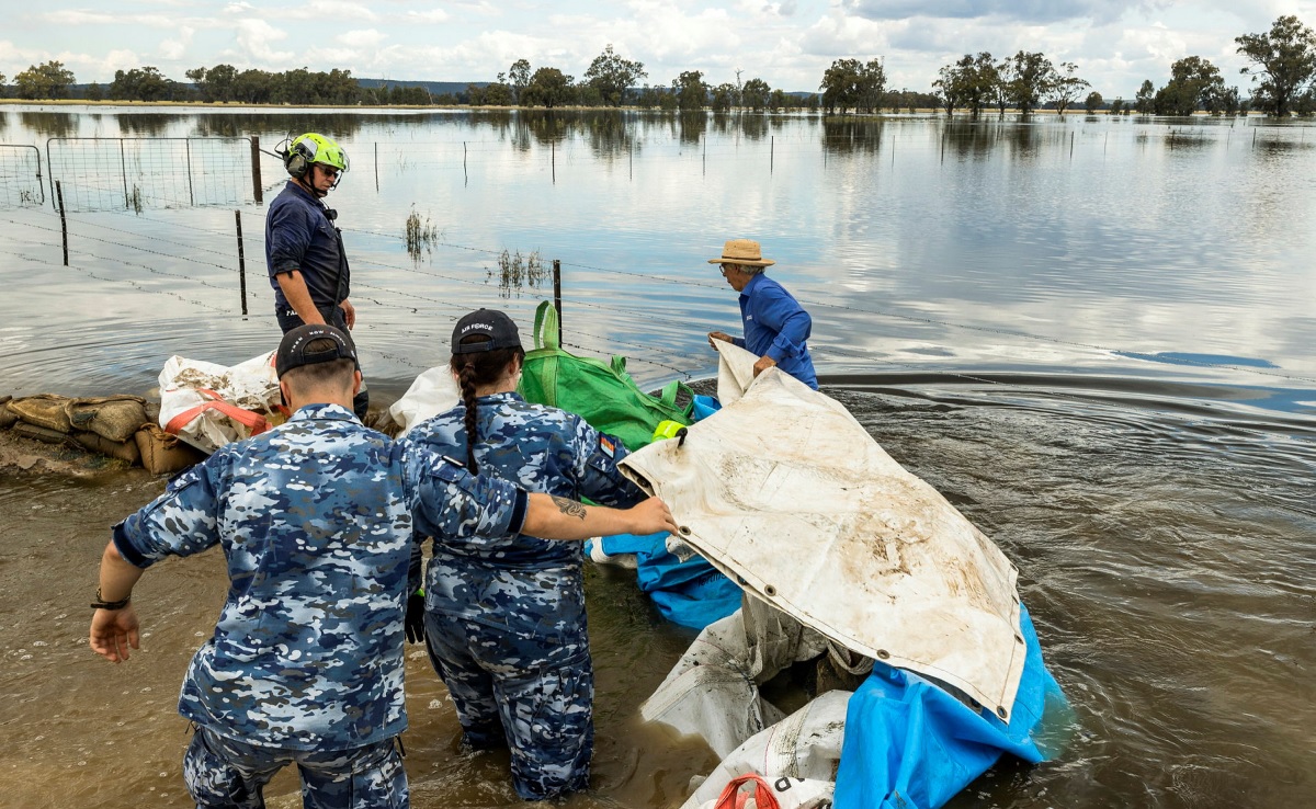 ADF helps with flood recovery work