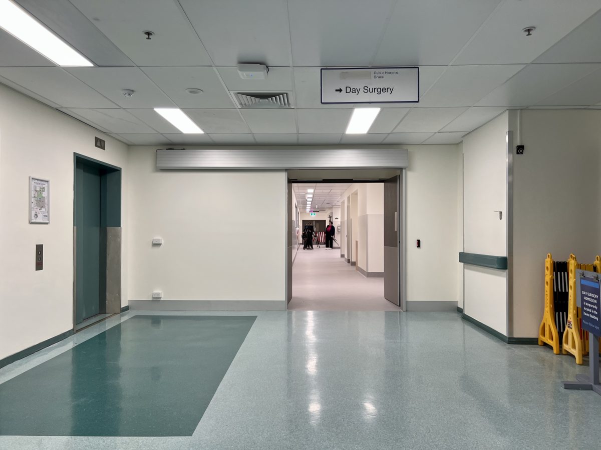 hospital corridor