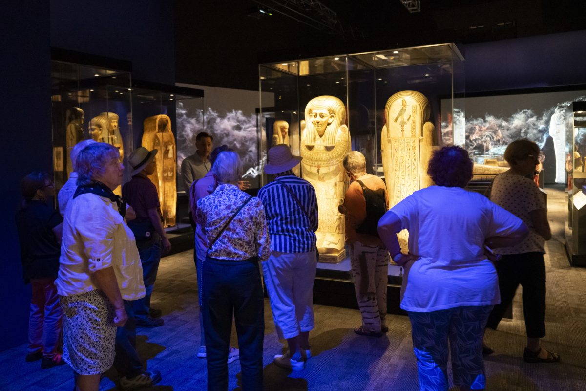 'Discovering Ancient Egypt' exhibition at the National Museum of Australia.