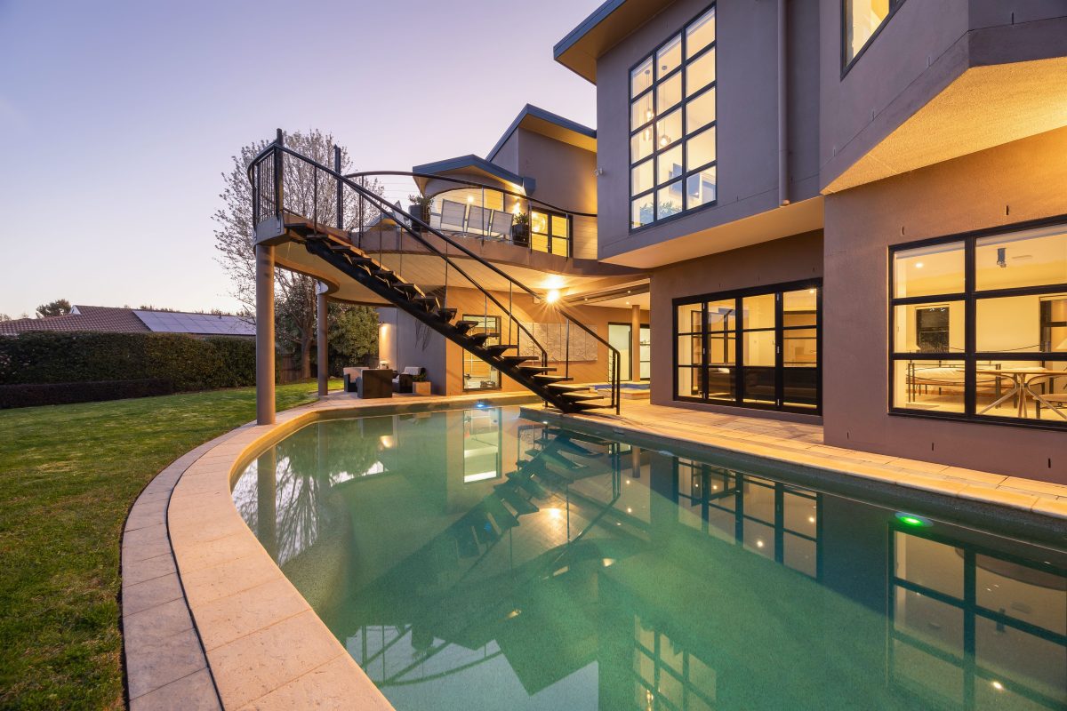 Large house with swimming pool