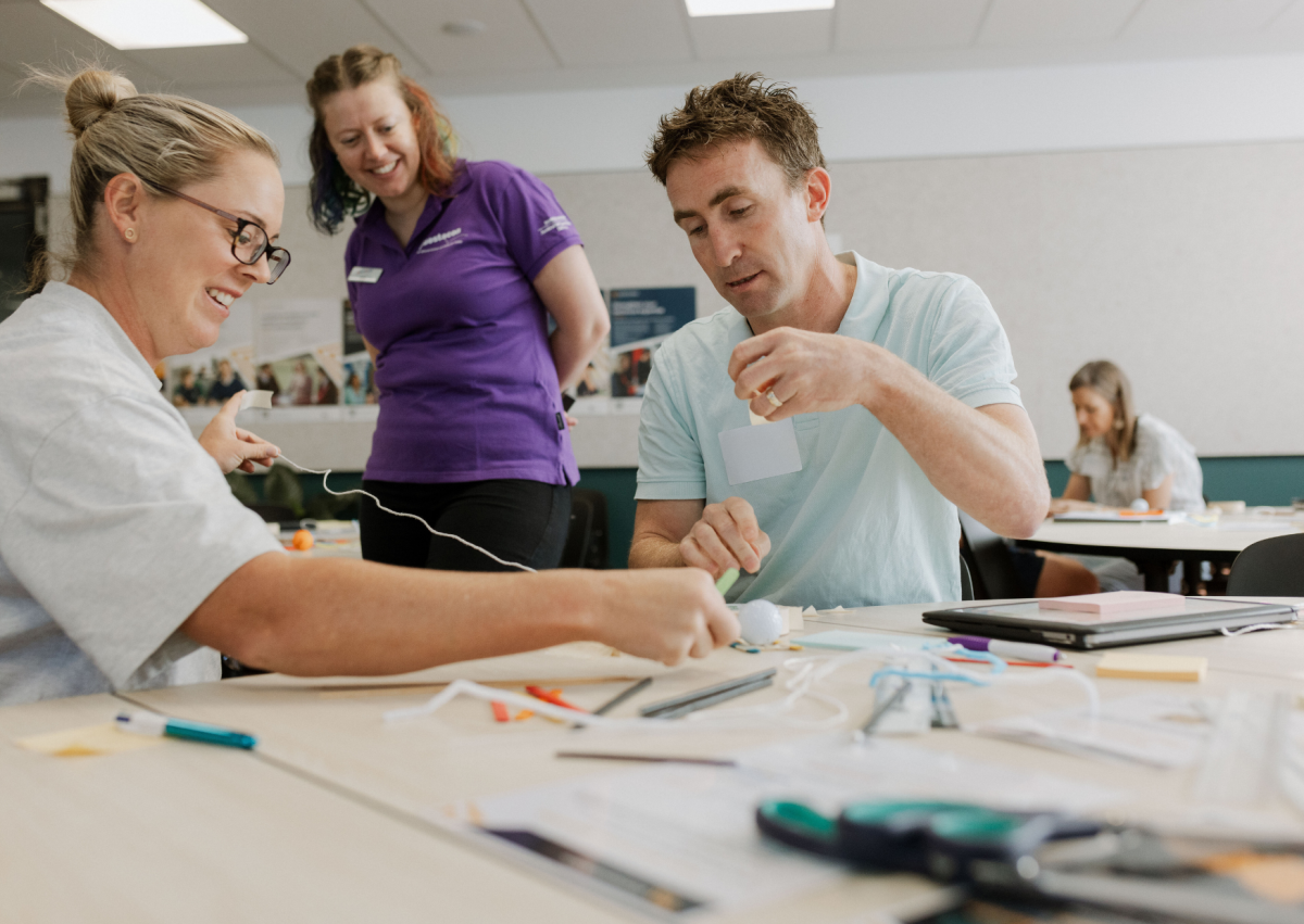 Questacon's Engineering is Elementary program workshop 