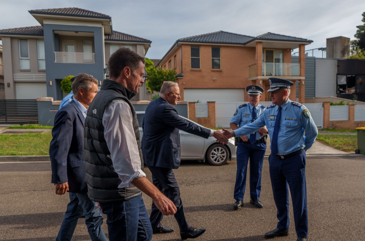 Anthony Albanese meeting NSW Police investigating the attack on the childcare centre in Maroubra