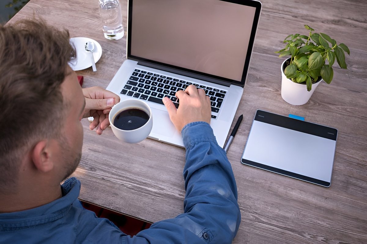 man on laptop