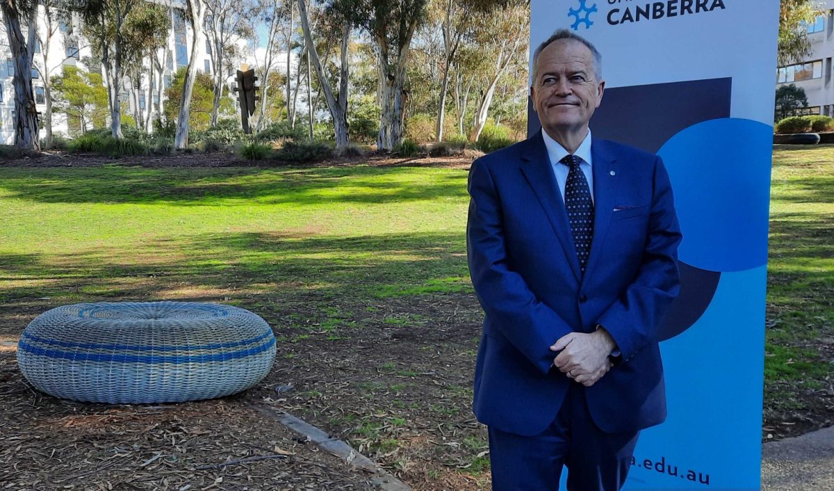 UC Vice-Chancellor Bill Shorten