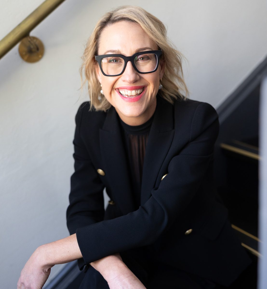 Theresa Dowling smiling at camera