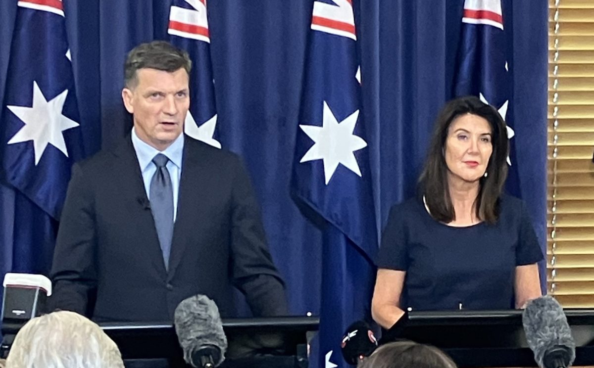 Angus Taylor and Jane Hume