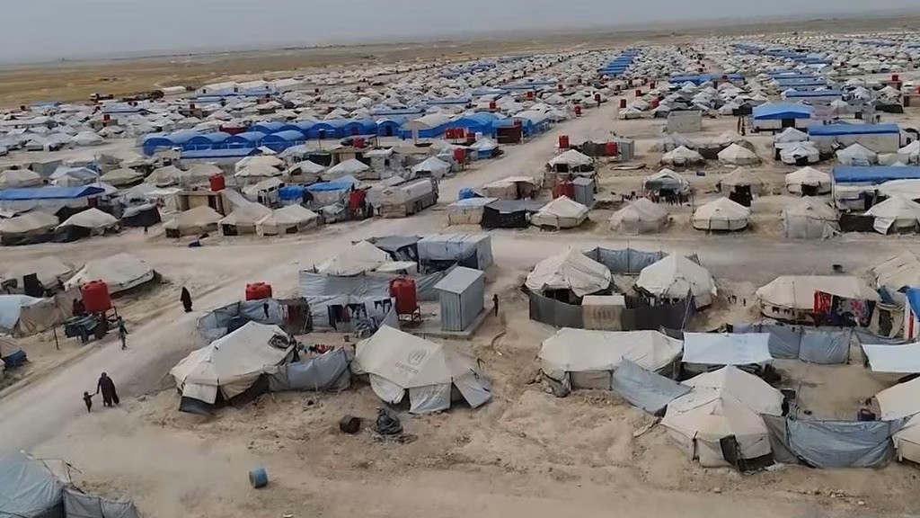 Al-Roj camp in Northern Syria