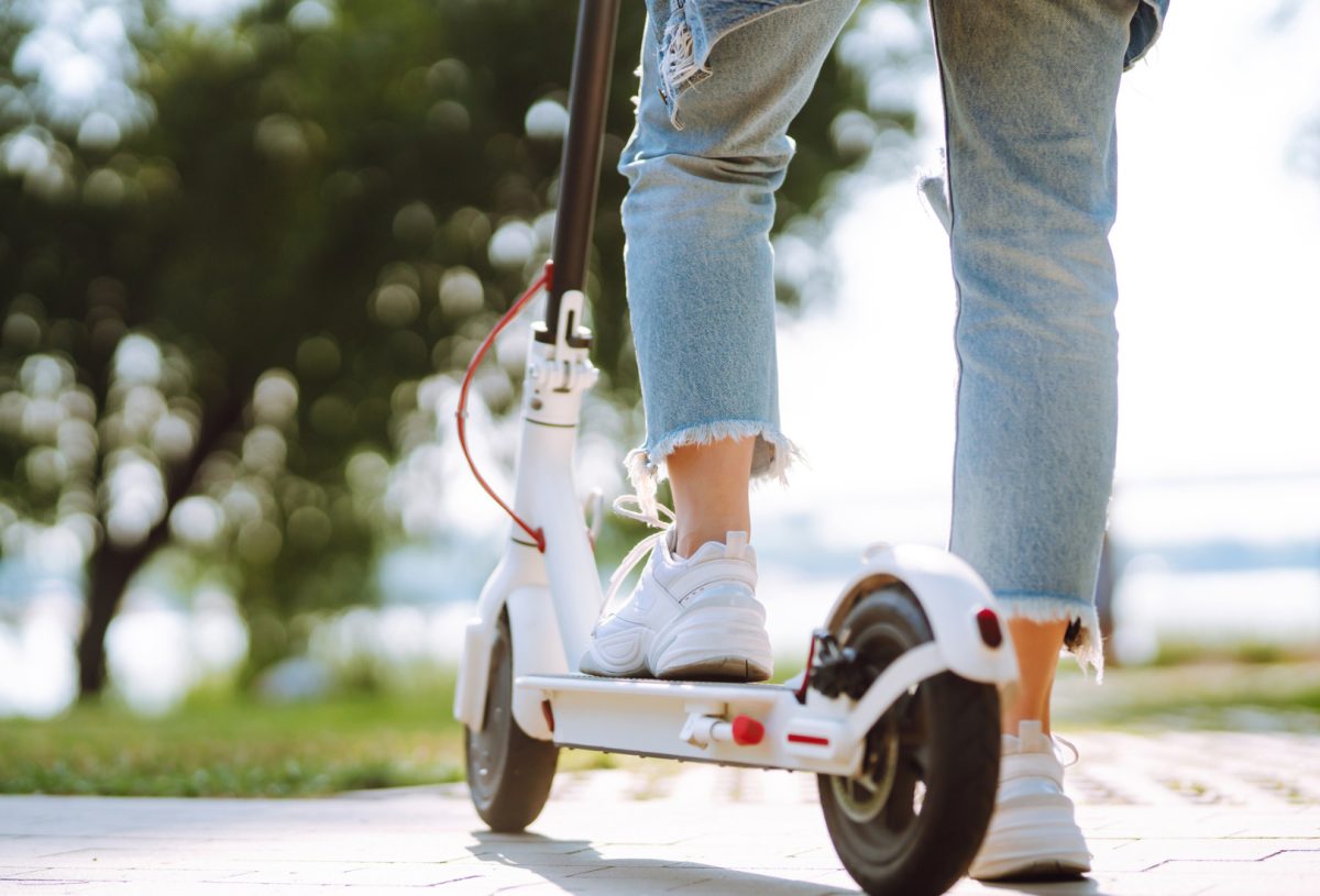 e-scooter safety on footpaths