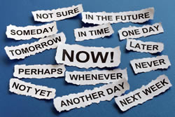 Procrastinate now! How to put off putting things off