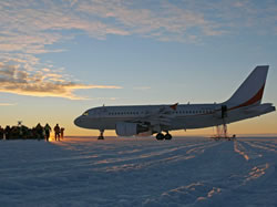 Antarctica lands new aircraft runway