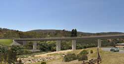 Platypus habitat is water under the bridge