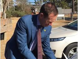 Ginninderry’s electric cars on a charge