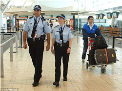 Airport police land new powers