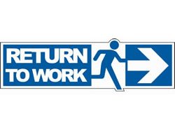 Healthy report for return-to-work survey