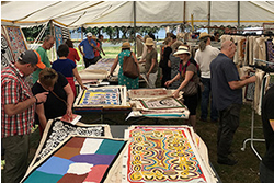 Indigenous art sale in the picture