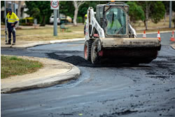 Recycled asphalt hits the road