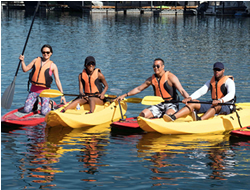 Maritime clinic floats lifejacket message