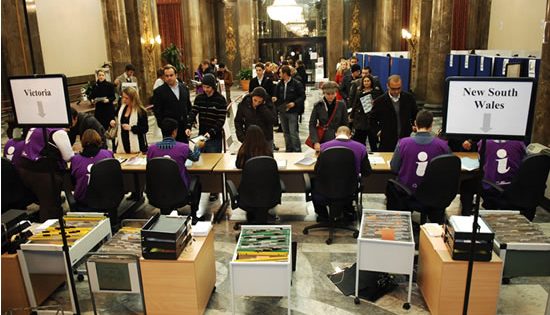 AEC servicing overseas vote people