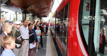 Light rail carries its first million