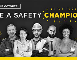 Champion month for workplace safety