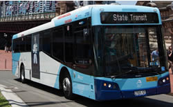 Police catch buses at their depot