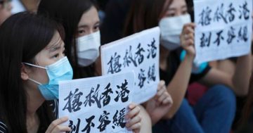 HONG KONG: PS staff join in protests