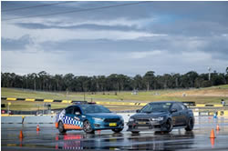 Police put drivers through their paces