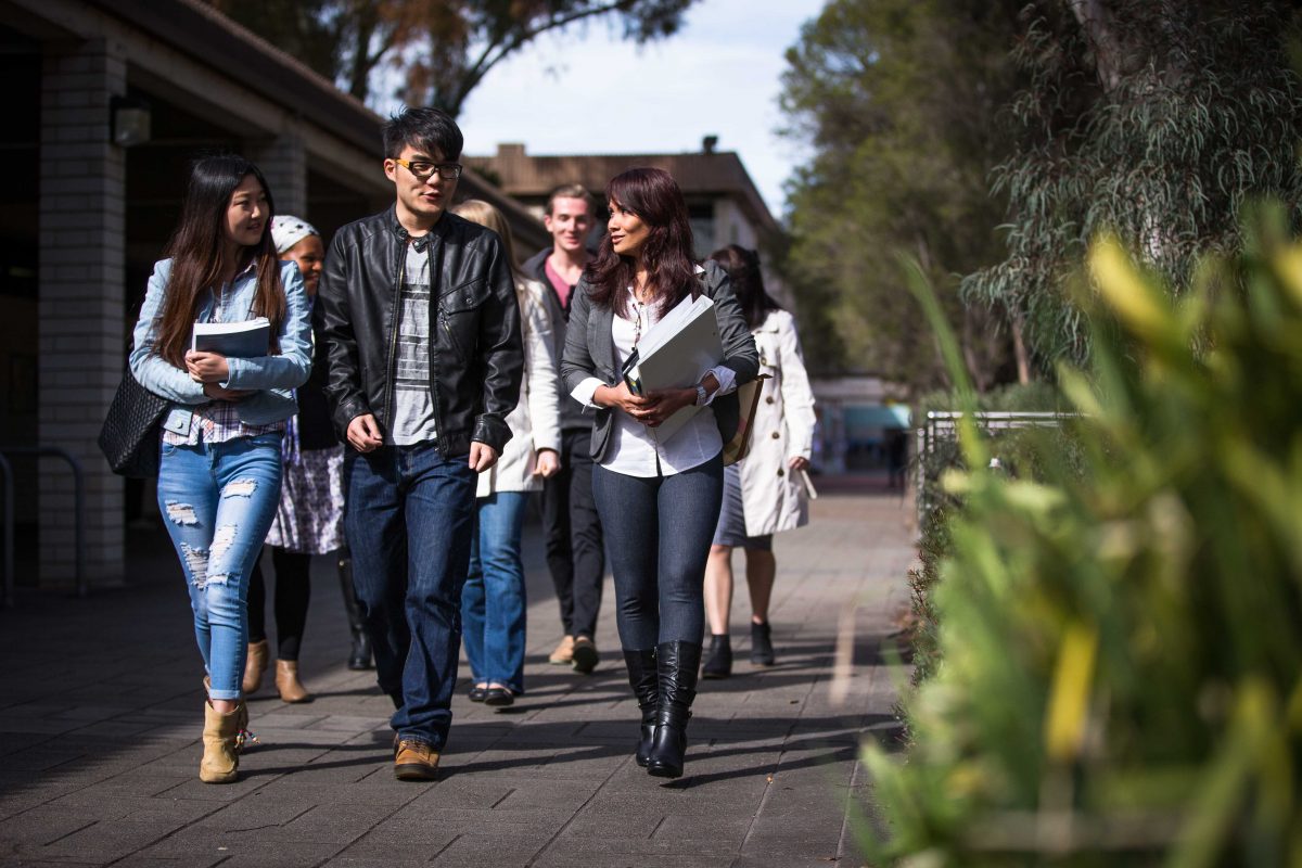 Foreign students at an Australian university