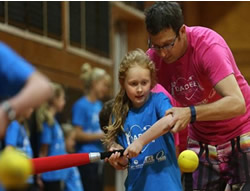 Dads and daughters sport tag teams