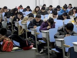 CHINA: Thousands compete for Government jobs