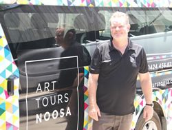 Exploring the arty side on Noosa