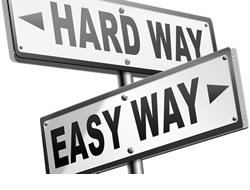 Easy does it: Do the hard things because they are hard