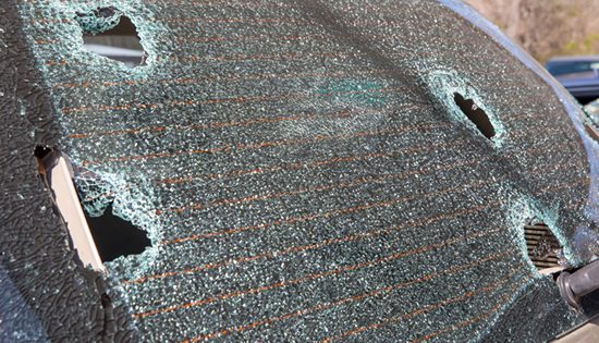Fee relief for hail-damaged cars