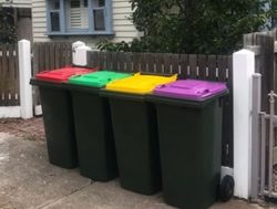 Purple lid hits the kerb for recycling