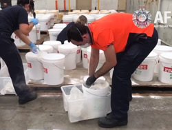 Police swoop on tonne of drugs