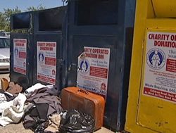 Recycle renewals as charity bins gone