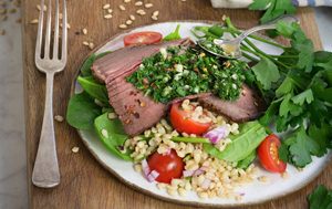 Beef and Pearl Barley Salad