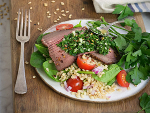 Beef and Pearl Barley Salad