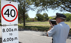 School speed zones back from holidays