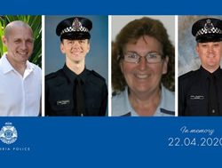 Police farewell honoured four