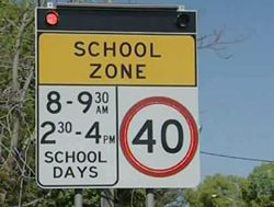 Police draw line on school zone safety