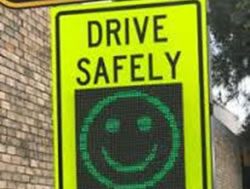 Drivers face up to smiley speed killer