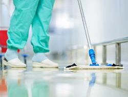 Hospital cleaners mop up praise